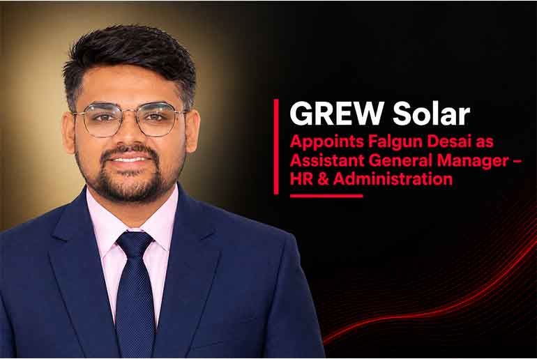 GREW Solar Appoints Falgun Desai as Assistant General Manager – HR & Administration