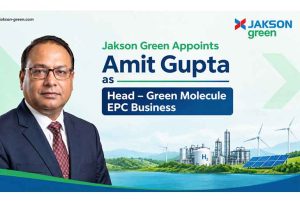 Jakson Green Appoints Amit Gupta as Head of Green Molecule EPC Business