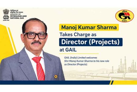 Manoj Kumar Sharma Takes Charge as Director (Projects) at GAIL
