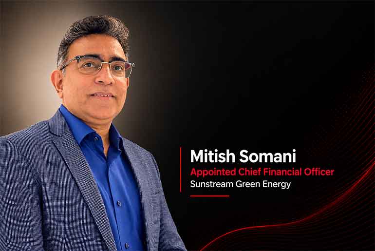 Sunstream Green Energy Appoints Mitish Somani as Chief Financial Officer Sunstream Green Energy Appoints Mitish Somani as Chief Financial Officer
