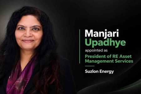 Suzlon Energy Appoints Manjari Upadhye as President of RE Asset Management Services Suzlon Energy Appoints Manjari Upadhye as President of RE Asset Management Services