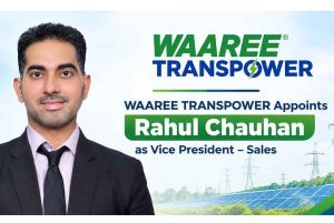 WAAREE TRANSPOWER Appoints Rahul Chauhan as Vice President – Sales WAAREE TRANSPOWER Appoints Rahul Chauhan as Vice President – Sales