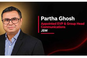 JSW Appoints Partha Ghosh as EVP and Group Head Communications