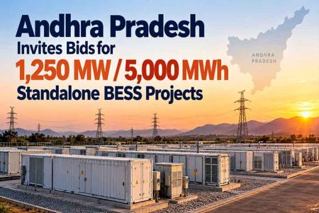 Andhra Pradesh Floats 1,250 MW / 5,000 MWh BESS Tender