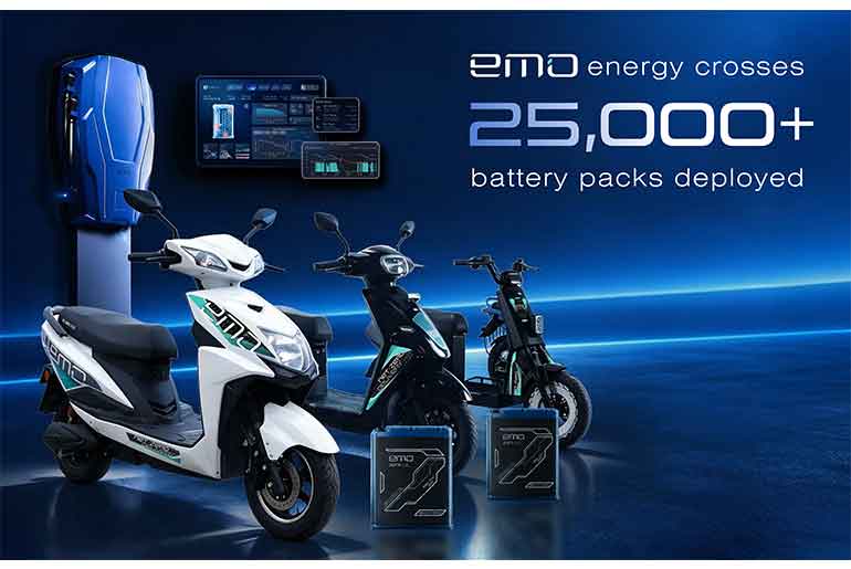 EMO Energy Deploys 25,000 Battery Packs, Records 31.6% Quarterly Growth EMO Energy Deploys 25,000 Battery Packs, Records 31.6% Quarterly Growth