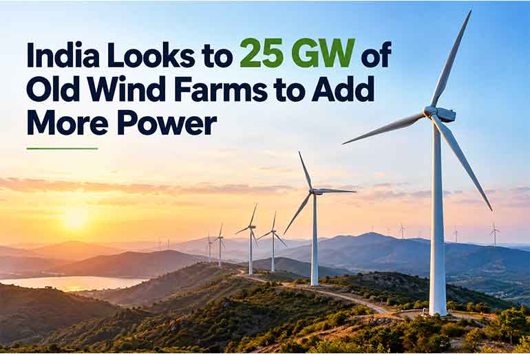 India Turns to 25 GW of Old Wind Farms to Reach 100 GW Goal India Turns to 25 GW of Old Wind Farms to Reach 100 GW Goal
