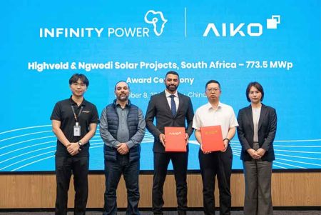 Infinity Power Partners With AIKO for 773.5 MWp South African Solar Portfolio