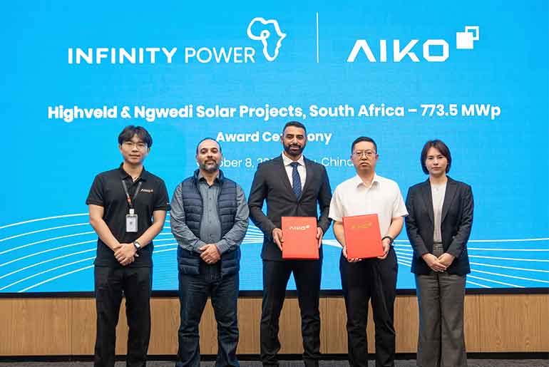 Infinity Power Partners With AIKO for 773.5 MWp South African Solar Portfolio Infinity Power Partners With AIKO for 773.5 MWp South African Solar Portfolio
