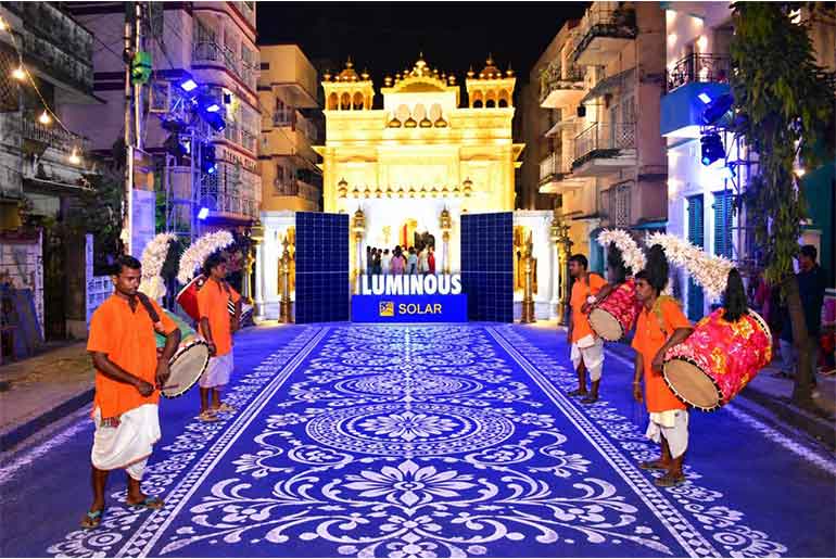 Luminous Solar Celebrates the Spirit of Durga Puja with ‘Alo’r Alpona’ Luminous Solar Celebrates the Spirit of Durga Puja with 'Alo’r Alpona'