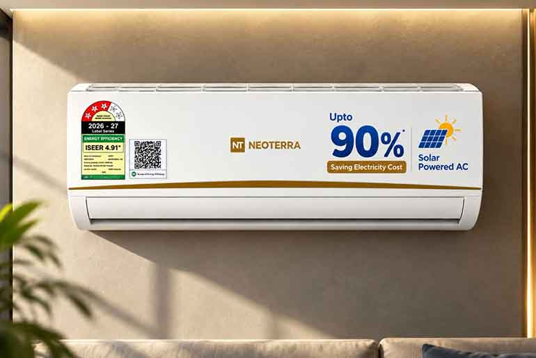 NeoTerra Launches Solar-Powered Smart ACs With Up to 80% Energy Savings NeoTerra Launches Solar-Powered Smart ACs With Up to 80% Energy Savings
