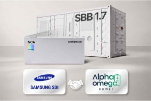 Samsung SDI, Alpha Omega Power Sign 1 GWh Energy Storage Supply Deal in the US