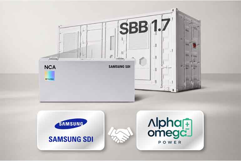 Samsung SDI, Alpha Omega Power Sign 1 GWh Energy Storage Supply Deal in the US Samsung SDI, Alpha Omega Power Sign 1 GWh Energy Storage Supply Deal in the US