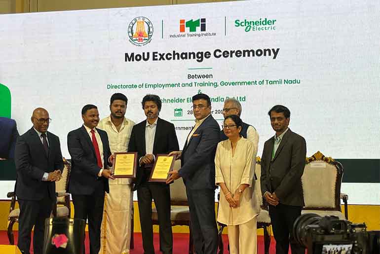 Schneider Electric India Foundation partners with Tamil Nadu Government to Empower Youth across 70 ITIs Schneider Electric India Foundation partners with Tamil Nadu Government to Empower Youth across 70 ITIs
