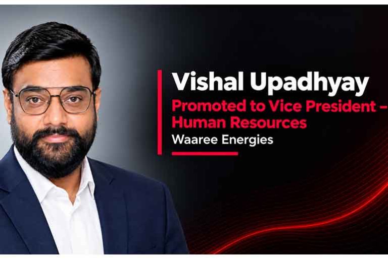 Waaree Energies Promotes Vishal Upadhyay to Vice President – Human Resources